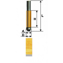 Фреза кромочная прямая с подшипником d12,7*Н51*12 (dподшипника=12,7) Фреза кромочная прямая с подшипником d12,7*Н51*12 (dподшипника=12,7)