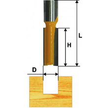 Фреза пазовая прямая d14*Н51*12