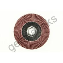 Круг лепестковый тарельчатый d150/22,2 А36 (плоский) (корунд)