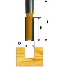 Фреза пазовая прямая d22*Н25*8
