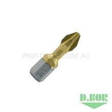 Насадка (бита) USH/BOSCH PZ2+25мм жёлтая Насадка (бита) USH/BOSCH PZ2+25мм жёлтая