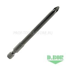 Бита D.BOR PH2+70мм чёрная (магнитная) Бита D.BOR PH2+70мм чёрная (магнитная)
