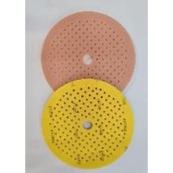 Мульти диск на губчатой основе d150 P1200-P1500 (жёлто-розовый)